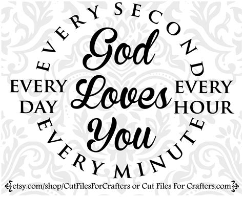 god loves  svgevery  god loves  svgevery minute etsy canada