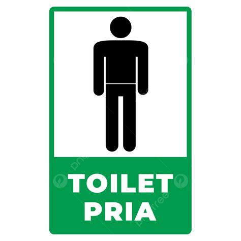 sign stiker toilet pria toilet pria kamar kecil papan toilet png transparent clipart image