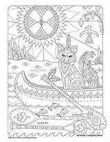 Foxes Fanciful Marjorie Sarnat Sheets sketch template