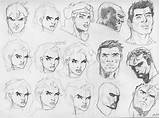 Jim Lee Style Men Heads Comic Jr Book Sketchbook Lyles Gary First Drawing Face Choose Board Artist Figure Anatomy Human sketch template