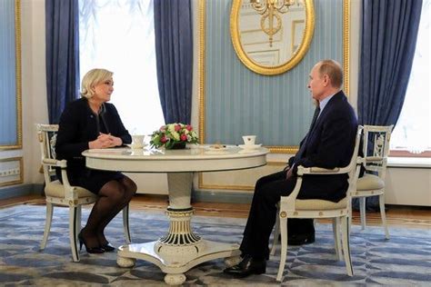 Marine Le Pen Of France Meets With Vladimir Putin In Moscow The New