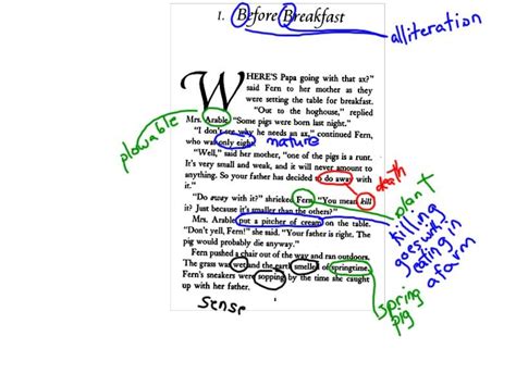 honors american literature   examples  annotated texts