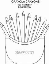 Crayon Crayons Crayola Vicoms sketch template
