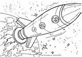 Coloring Space Pages Colouring Printable Ship Rocket Print Kids Everfreecoloring Color Village Activity Explore sketch template