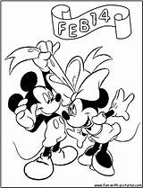 Minnie Coloring Pages Mouse Valentine Mickey Getcolorings Color sketch template