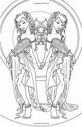 Selina Adult Fenech Mythology Mystical Elves sketch template