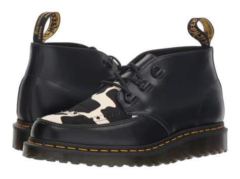 dr martens mens ramsey chukka    uk  black leather hair boots   sale