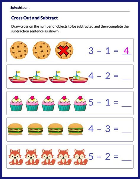 browse printable preschool subtraction worksheets education  pre