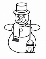 Snowman Schneemann Sneeuwpop Coloring Kleurplaten Kerst Kleurplaat Malvorlagen Malvorlage Snow Snowmen Animaatjes Weihnachtsmotive Malvorlagen1001 2683 Vorige sketch template