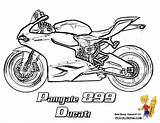 Ducati Colouring Panigale Superbike sketch template