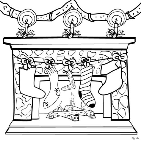 christmas scene coloring pages  getdrawings