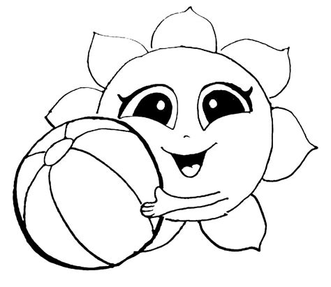 beach ball  kids coloring page  printable coloring pages  kids