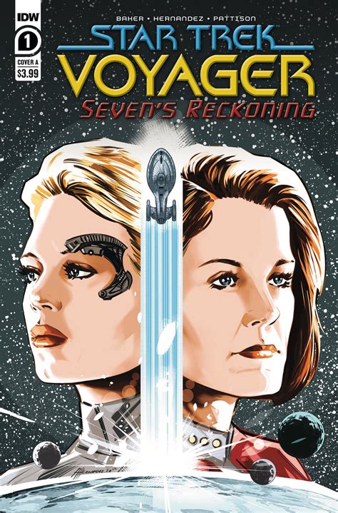 Seven Of Nine Helms New Star Trek Voyager Comic Book Miniseries From Idw