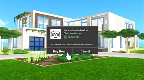 Spending 1000000r On A Mansion In Roblox