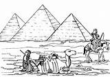 Pyramid Egyptian Giza Passing Coloringsky sketch template
