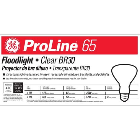 ge proline  br soft white medium base   light bulb  pack  lowescom
