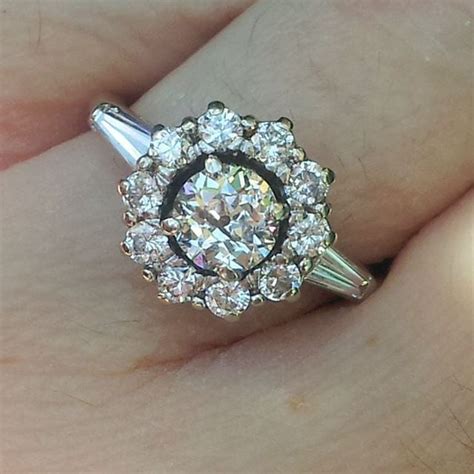 dazzling in diamonds 44 vintage inspired engagement rings popsugar