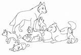 Familia Lobos Lineart Rayssa Cub Coloringfolder Effortfulg Adoptions Clyde Pups Coloring Deer sketch template