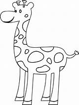 Giraffe Wecoloringpage sketch template