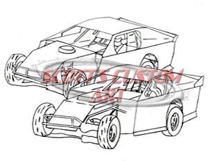 dirt track coloring book    coloring books cars