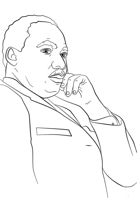 printable coloring pages martin luther king jr