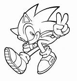 Sonic Pintar Jogos Sponsored sketch template
