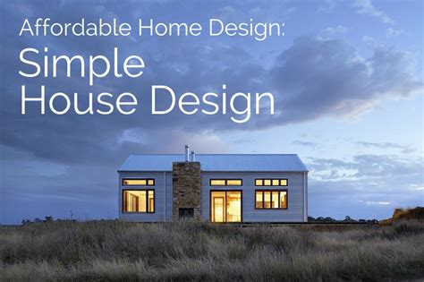 beautiful simple    house plans