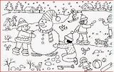 Coloring Pages Winter Clip Filminspector sketch template