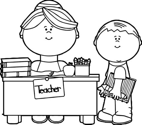 male teacher coloring page  printable coloring pages  kids
