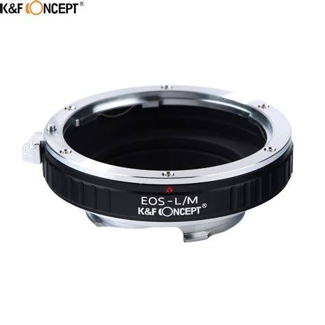 k and f conceito para eos l m lente da câmera anel adaptador de montagem