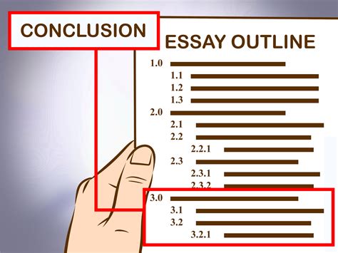 easy ways  write  essay outline wikihow