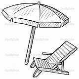 Umbrella Beach Chair Coloring Drawing Pages Vector Doodle Getdrawings Objects Sketch Line Closed Color Printable Outdoor Clip Lhfgraphics Clipartpanda Getcolorings sketch template