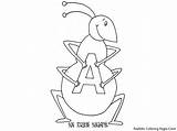 Coloring Pages Alphabet Print Color Letters Printable Kids Letter Ant Preschool Colouring Sheets Choose Board sketch template