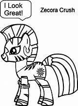 Coloring Zecora Look Great Wecoloringpage sketch template