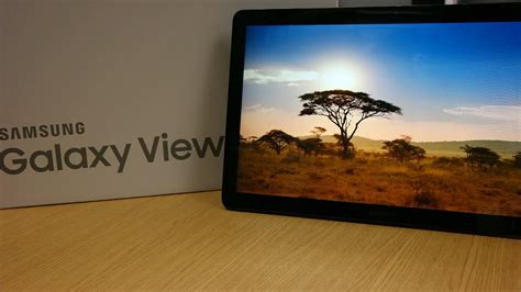 samsung galaxy view   tablet unboxing hands  youtube