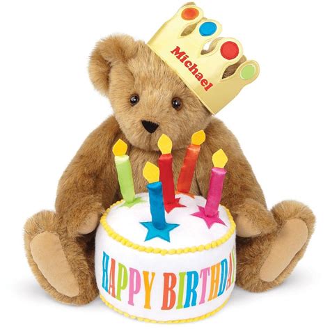 birthday teddy bear  buy send happy birthday teddy bear cream