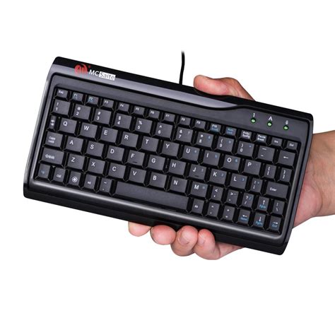 super mini wired keyboard mcsaite full size  keys keypad small portable fit  professional