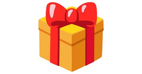 wrapped gift emoji gift emoji present emoji