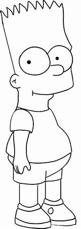 Bart Coloring Simpsons Sketch Homer Step Facil Gangster Faciles Simples Animados Anime Sketchite Heartbroken Bape Branco Personajes Manolo Dessiner Lápiz sketch template