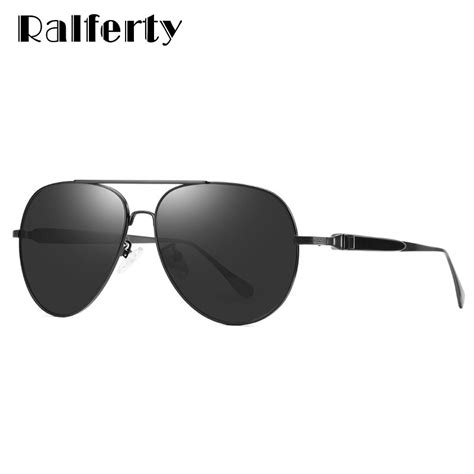 ralferty pilot sunglasses men polarized uv400 high quality polaroid