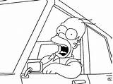 Simpson Homer Ins Coloriages Simpsnovi Printable Noir Colorier Bart sketch template