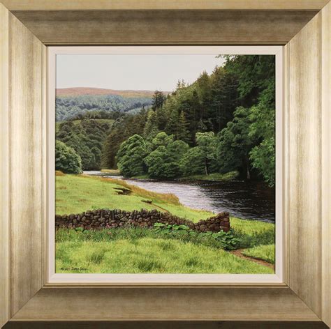 michael james smith original oil painting  panel  river wharfe art  buy  ref