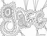 Coloring Pages Name Says Adult Color Names Getcolorings Printable sketch template