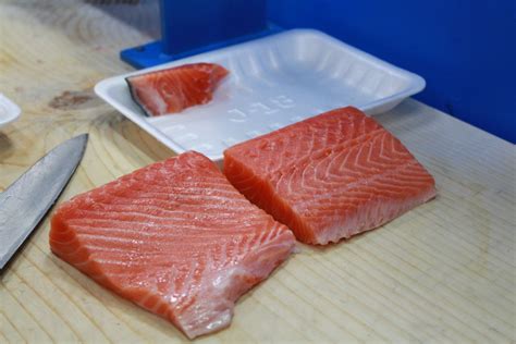 gambar waktu masakan makanan asia ikan salmon salmon asap salmon