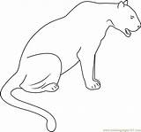 Panther Seet Coloringpages101 sketch template