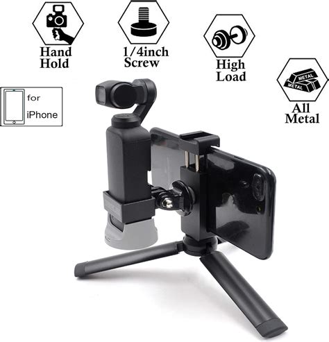 amazoncom startrc handheld mini tripod mount stand  dji osmo pocketgoproosmo action