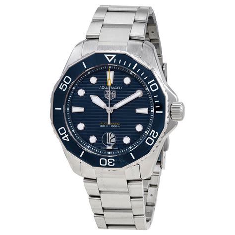 tag heuer aquaracer professional  automatic blue dial mens  wbpbba