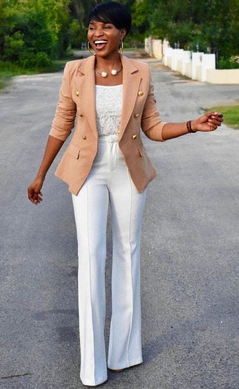 37 Non Boring Casual Work Outfits For Black Women In 2020 Casual Work