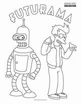 Futurama Bender sketch template