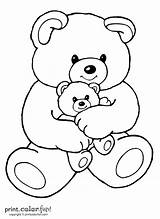 Bear Coloring Teddy Baby Pages Sheets Choose Board Cute Colouring sketch template